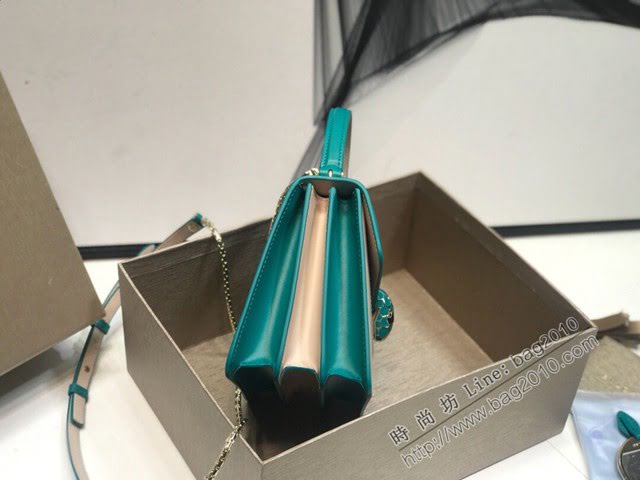 Bvlgari女包 寶格麗三層新款蛇頭包 經典蛇頭搭扣 手提斜挎款女包 B287961  fyd1455